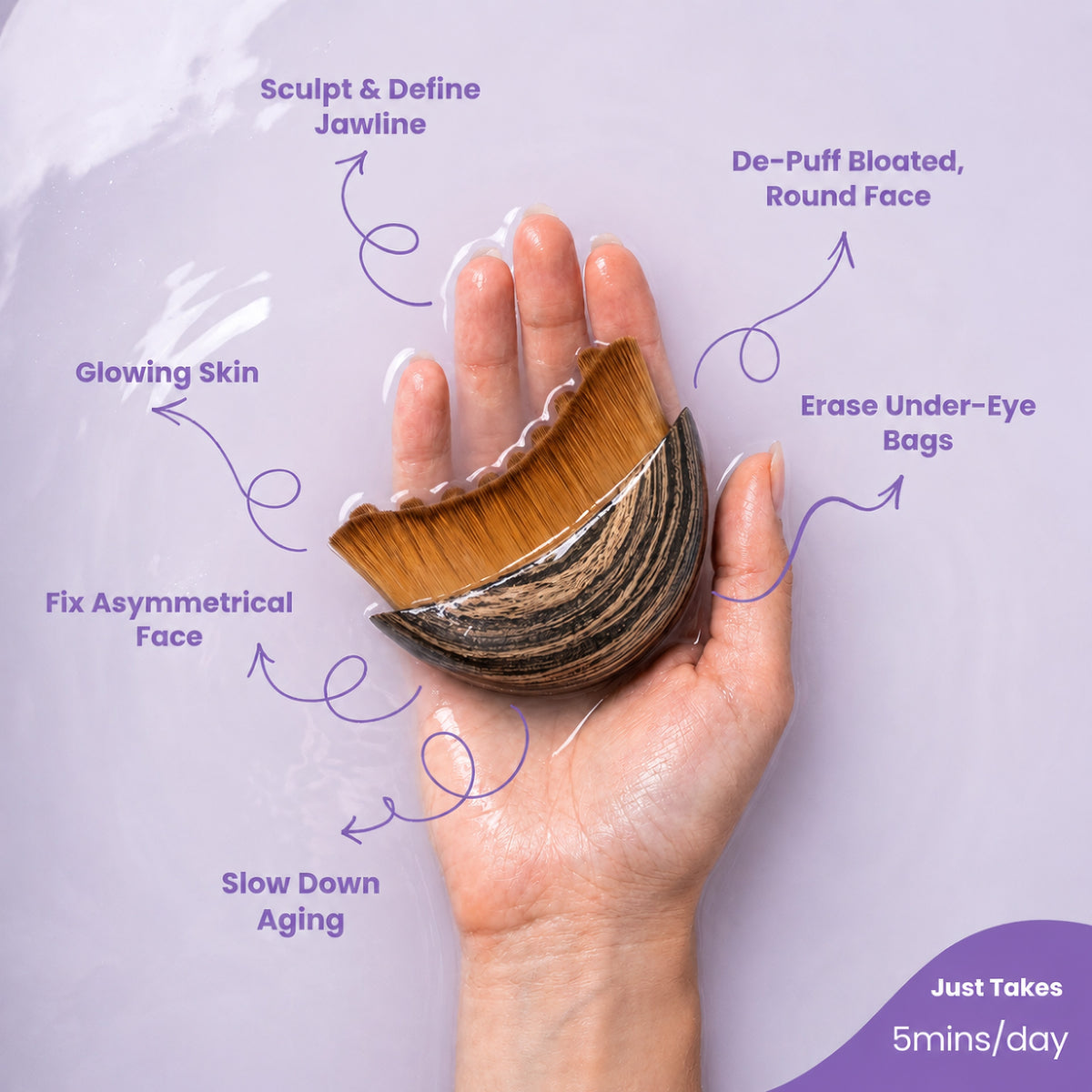 Lymphatic Contour Face Brush
